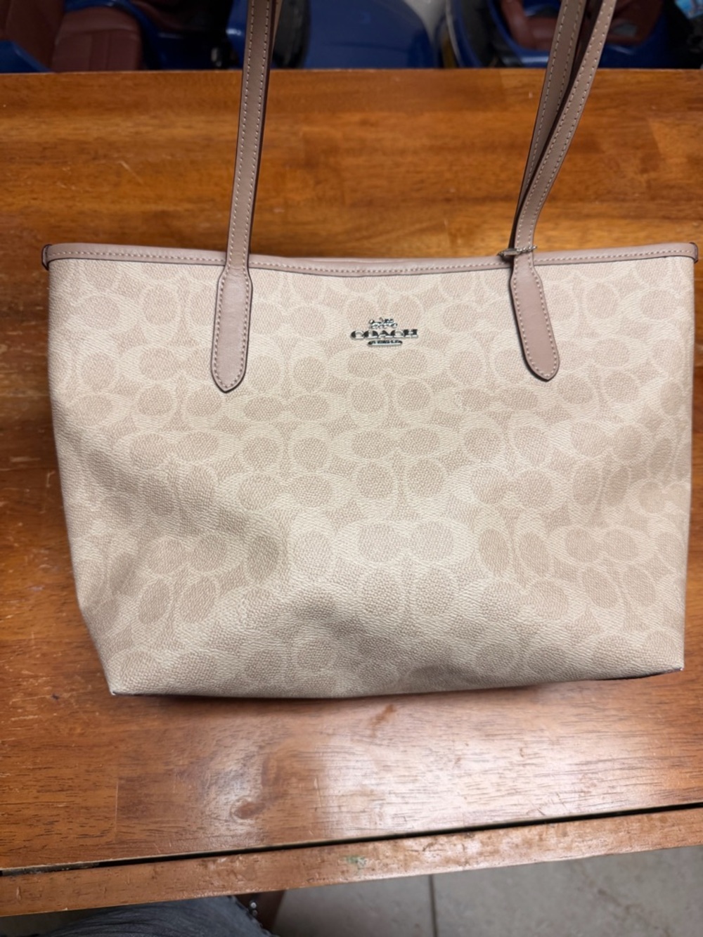 Coach Blush Signature Tote
